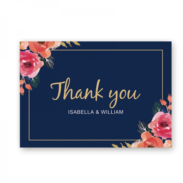 Elegant Navy Blue Fl Wedding Invitation Wip006 Elegant Navy Blue Fl Wedding Invitation Wip006