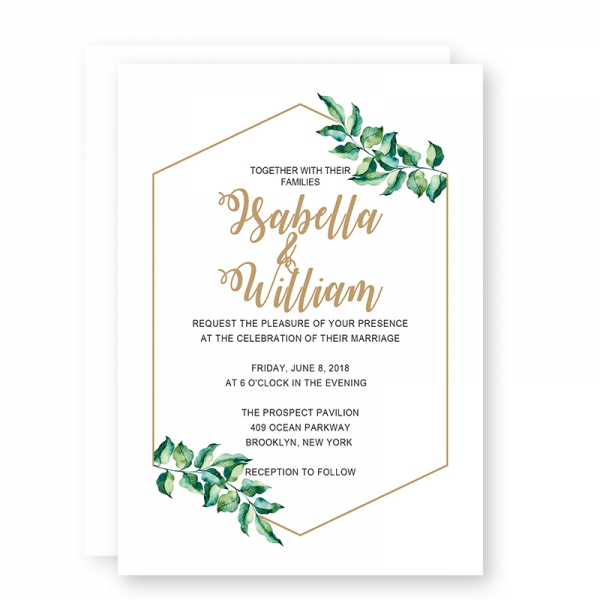 Personalized Wedding Invitations, Wedding Invite, Simple Wedding  Invitation, Wedding Invite, Elegant, Classic Wedding Invitation, 107 