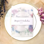 Cheap Wedding Invitations, Watercolor Wedding Invitations, Pink and Purple Lavender Hydrangea Floral Wedding Invitations, BOHO Floral Wedding Invitation, Spring Weddings, Summer Weddings, Beach Weddings, Garden Weddings, Save the Date WIP066