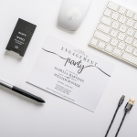 Elegant Cheap Engagement Invitation Card EIC002