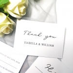 Minimalist wedding invitations, romantic and elegant, rustic wedding invite, simple and modern, cheap invite. WS104