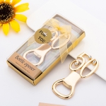 Golden Wedding Corkscrew Customization Wedding Favors WF073