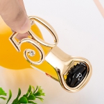 Golden Wedding Corkscrew Customization Wedding Favors WF073