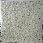 White Hydrangeas Fabric Rolling Up Curtain Flower Wall FW001
