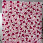 Curtain flower wall Rolling up Artificial Flower Wall FW003