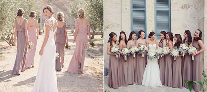 2018 Stylish Prettiest Wedding Color Trend Shade Of Mauve Still Confused In The Color Combos Here We Recommend This Fantastic Wedding Mauve